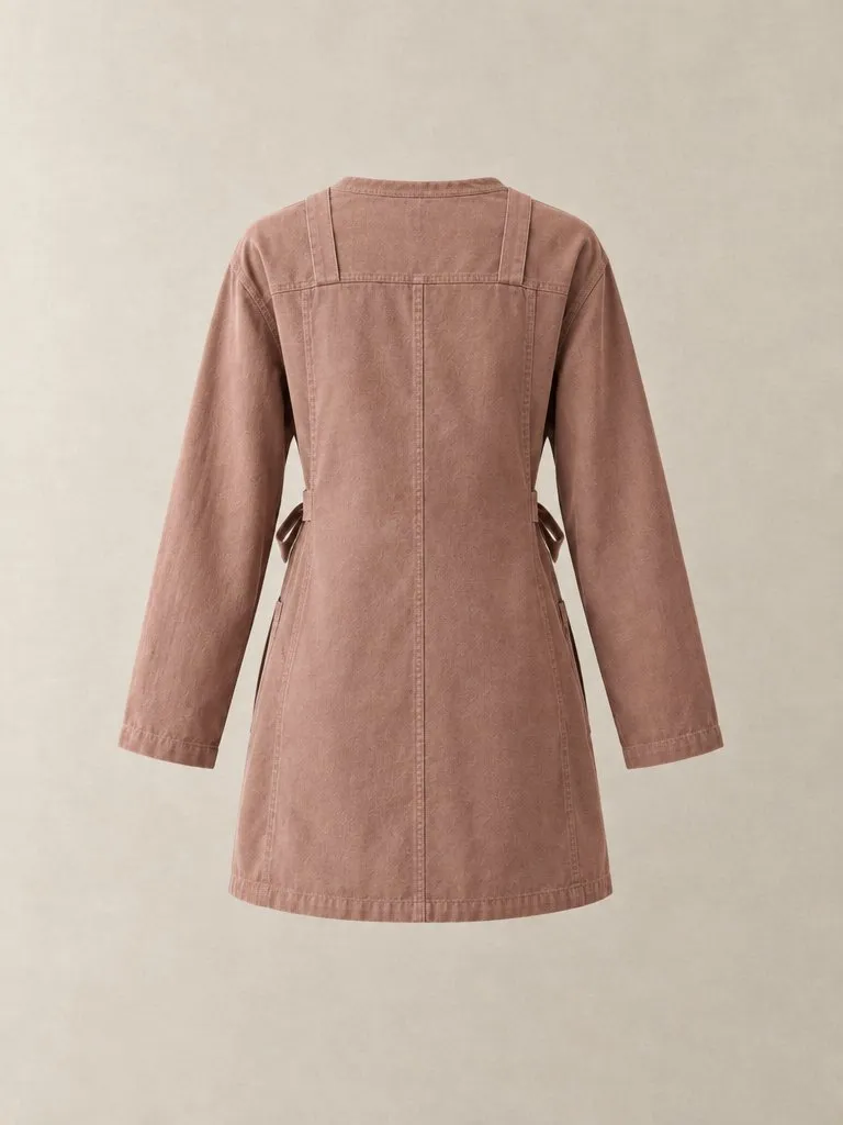 Apron Front Smock — Back view