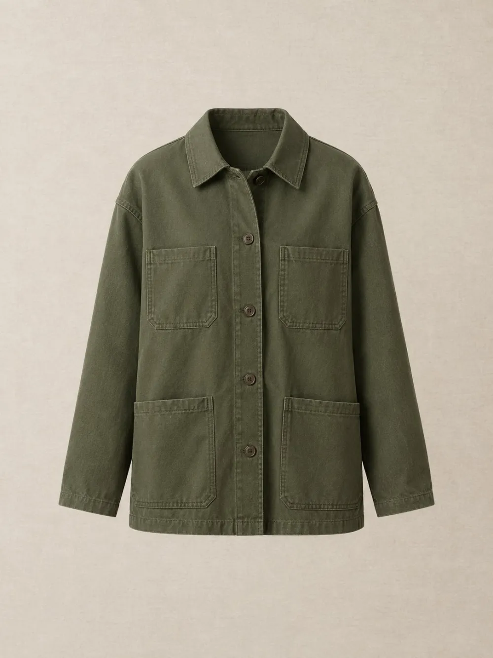 Shed Door Smock Jacket — Front view