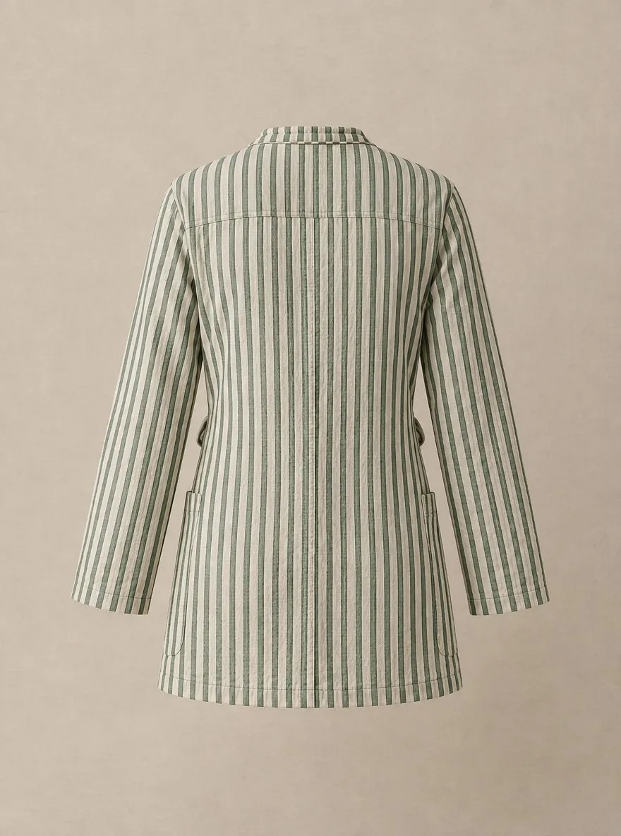 Wheelbarrow Wrap Smock — Back view