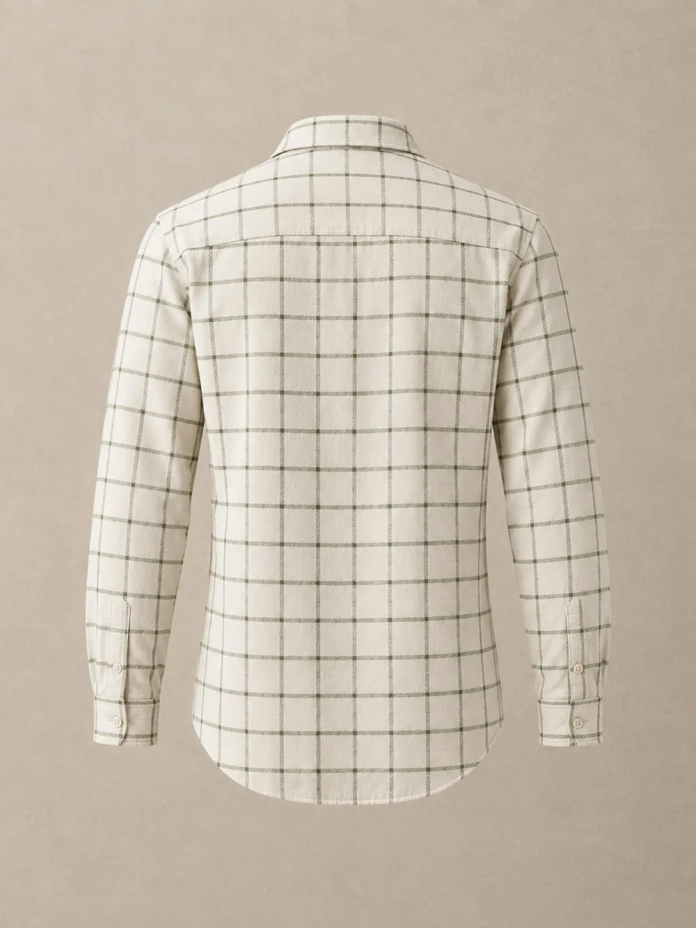 Trellis Check Shirt — Back view