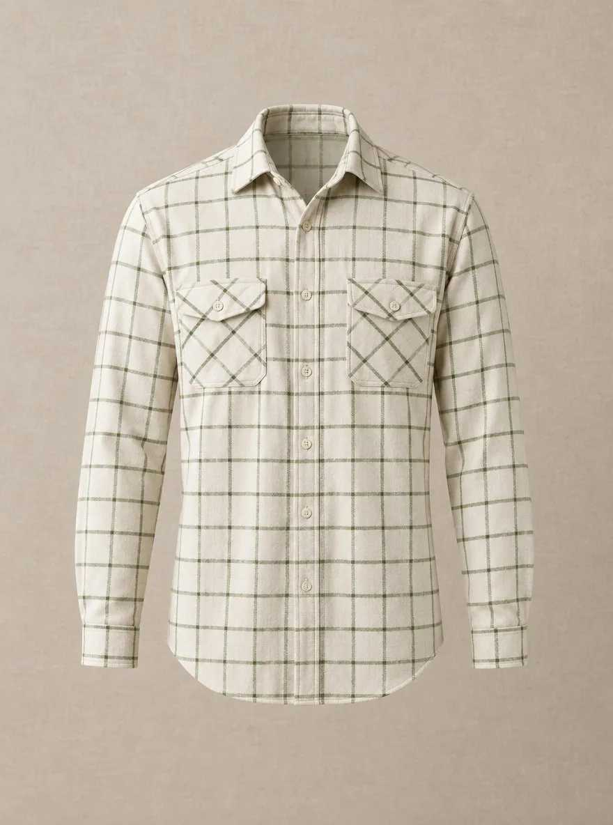 Trellis Check Shirt — Front view