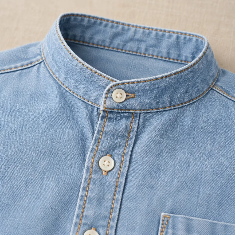 Dawn Chambray Shirt — Detail
