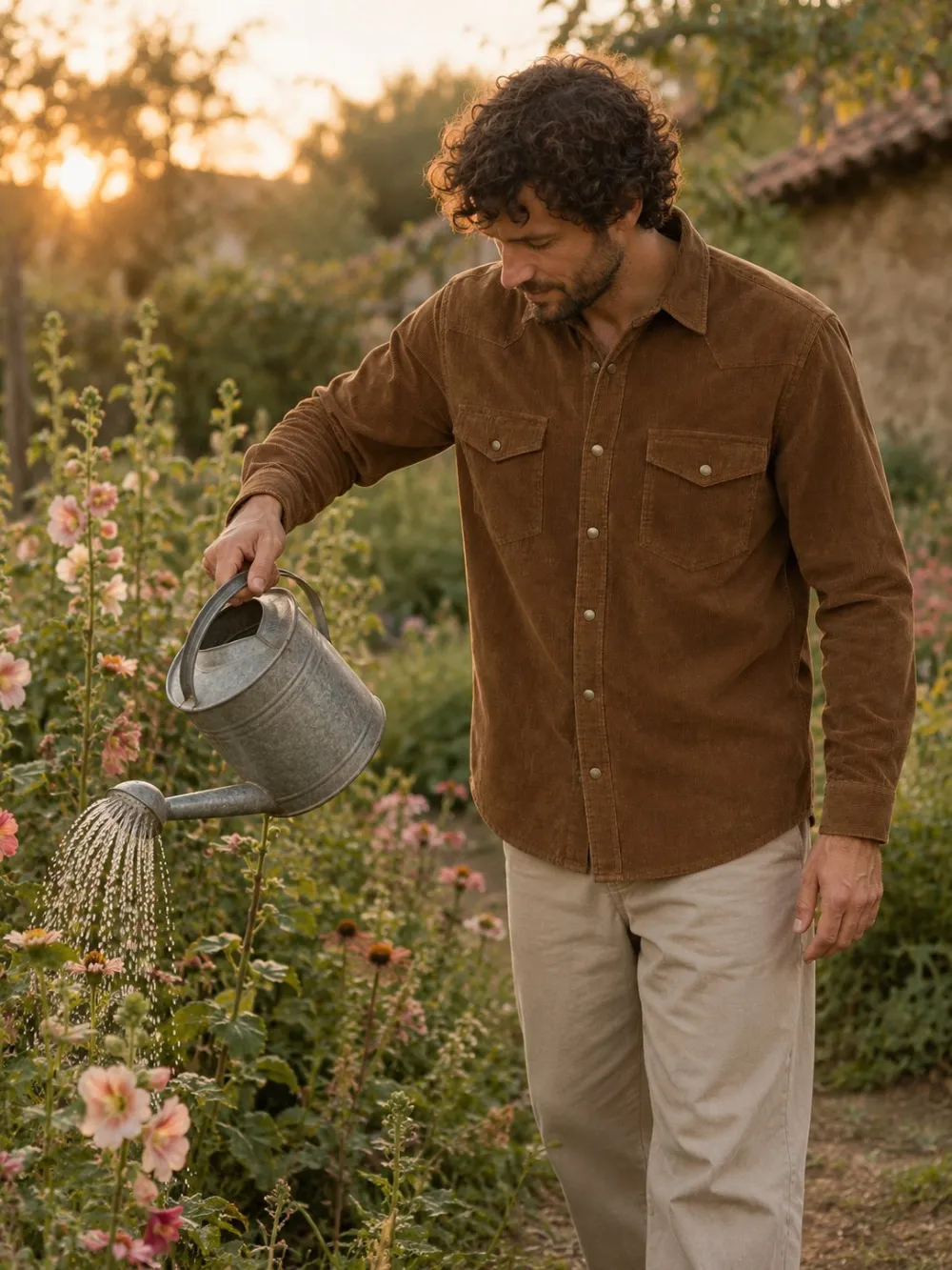 Mulch Cord Shirt — Worn in the garden