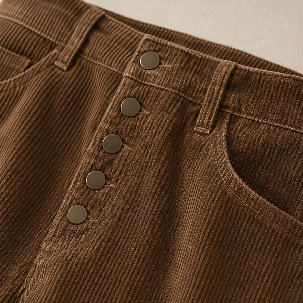 Wale Work Trousers — Detail
