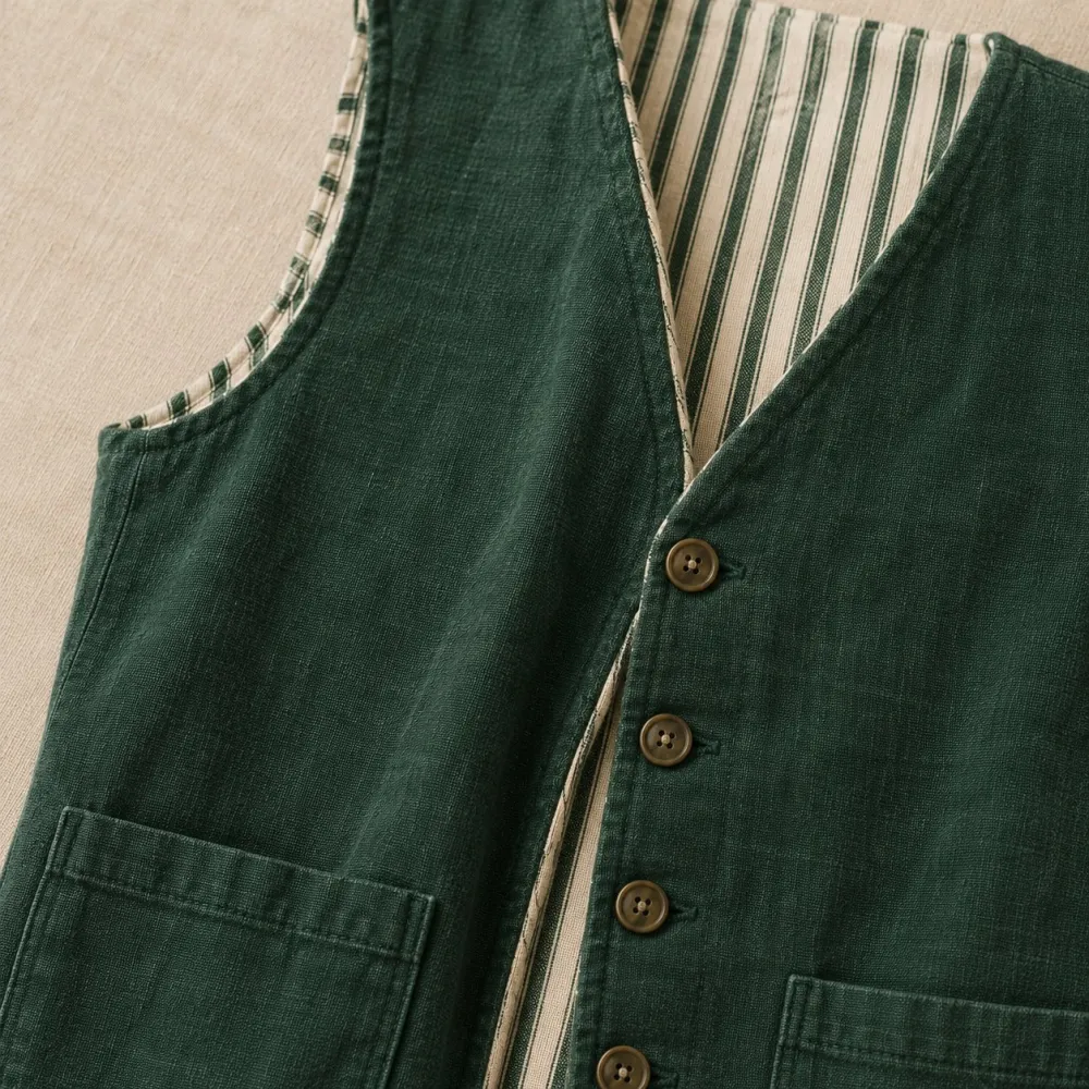 Two-Way Reversible Vest — Detail